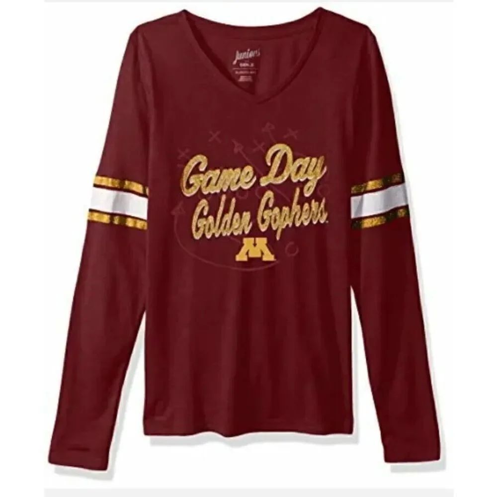 NCAA by Outerstuff NCAA Minnesota Golden Gophers Juniors "Game Day" Slub Tee M